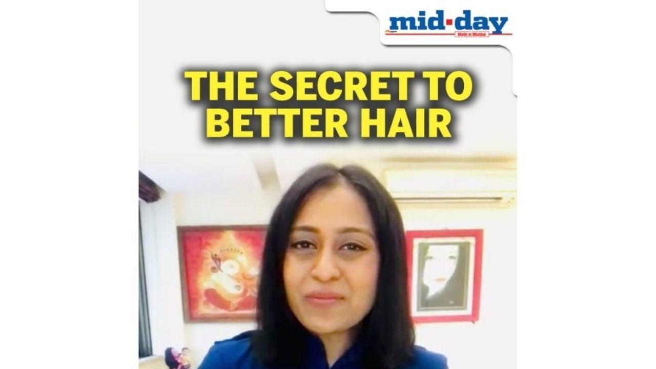 Dimple Jangda shares her favourite secret tip for better and voluminous hair! 